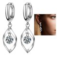 thumbnail image 5 of Pendientes para mujer, regalos para mujer, joyería de moda, pendientes de aleación con colgante de circonita brillante para mujer, pendientes de moda., 5 of 5