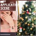 thumbnail image 4 of 1 Box 800pcs 6 x 9 mm Pony Beads Red Black Pony Beads Assorted Christmas Red Black Small Barrel White Plastic Spacers for Jewelry Making Women Party Favors Hair Decors Crafting Colorful DIY, 4 of 5