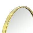thumbnail image 5 of TEHOME Contemporary Gold Bathroom Mirror, 20x30 inches, Metal Framed Rounded Rectangle, 5 of 5