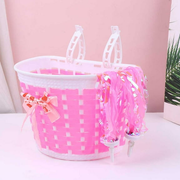 OUNONA 1 Set of Bike Streamers in Pink for Visibility and Style Enhancement