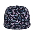 thumbnail image 2 of Gaeub Love Butterflies Flat Bill Snapback Hats Baseball Caps with Adjustable for Running Workouts and Outdoor Activities, 2 of 9