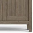 thumbnail image 6 of Simpli Home Lev SOLID WOOD 32 inch Wide Contemporary Low Storage Cabinet in Smoky Brown, 6 of 13