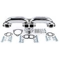 thumbnail image 7 of JEGS Chrome Rams Horn Style Exhaust Manifolds [Fits Most Round/Square Port Small Block Chevy Stock Cylinder Heads], 7 of 7
