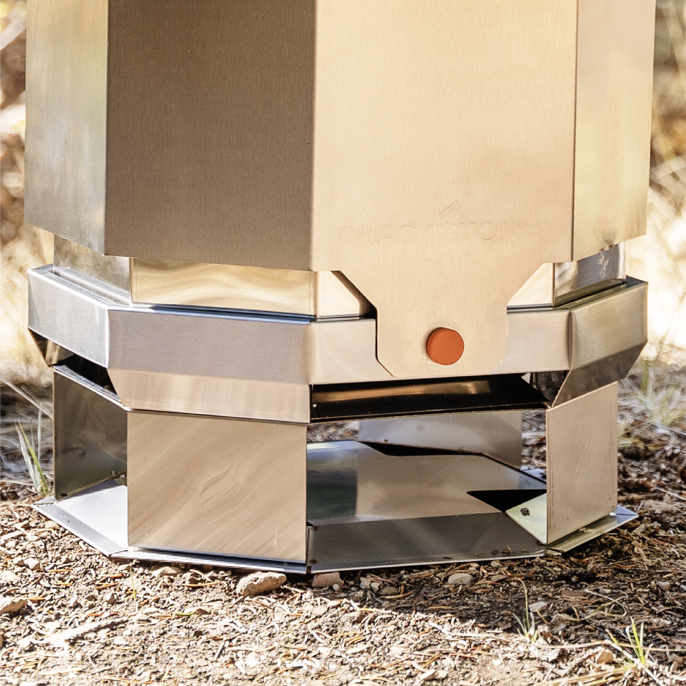 Blackstone Adventure Ready 15" Stainless Steel Smokeless Fire Pit (Model 5913) with Removable Base