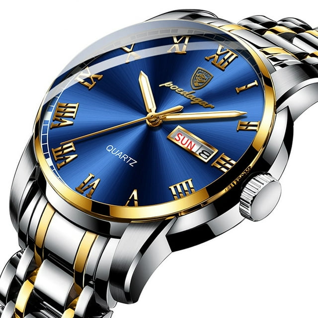 POEDAGAR Men Watch Luxury Top Brand Sport Business Rose Gold Watches Mens Waterproof Quartz Clock Watches Relogio Masculino