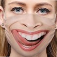 thumbnail image 2 of 3D Funny , Protective Anti-Fog, Washable, Reusable, Mouth , Unisex Cover ,, 2 of 8
