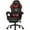 Red, variant on Czlolo Gaming Chair with Footrest Racing Style Lumbar Support Massager Video Game Chair with Metal Legs, High Back Reclining Gamer Chair with Headrest, 360° Swivel Office Computer Desk Chair (Red)