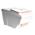thumbnail image 1 of Práctico contenedor de arroz, cubo de arroz sellado para el hogar, soporte de almacenamiento de harina de plástico HOMEMAXS 13189559-MX, 1 of 6