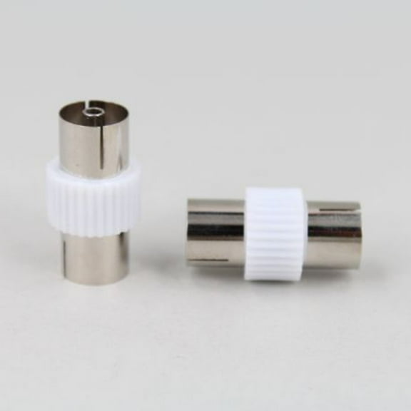 Joernso TV Coaxial Cable Aerial RF Antenna Extension Adapter Female to Female Connector