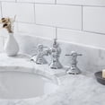 thumbnail image 3 of Water Creation Embassy 30" Single Brass Wash Stand in Chrome and White, 3 of 6