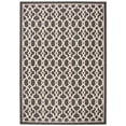 thumbnail image 2 of Safavieh Courtyard Carlos Oriental Indoor/Outdoor Area Rug, Black/Beige, 8' x 11', 2 of 8