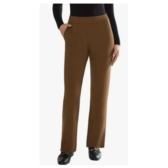 Matty M Women's Pull On Straight Leg Office Pants