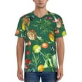 thumbnail image 4 of Haiem Hip Hop Hipster Baseball Jersey Button Down Shirts Sports Uniforms Men Women Jersey(Vegan,Large), 4 of 9