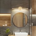 thumbnail image 1 of Lámpara frontal de espejo, moderna y minimalista, para baño de hotel, lámpara de gabinete con espejo, luz creativa con personalidad, lámpara de tocador y maquillaje, 1 of 5