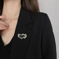thumbnail image 2 of Trendy Irregular Geometric Shape Brooch Pin for Women Men Collar Brooches Lapel Pins Scarf Shawl Clip Bouquet Badge Boutonniere Corsage for Wedding Party Jewelry Dainty Dress Accessories, 2 of 6