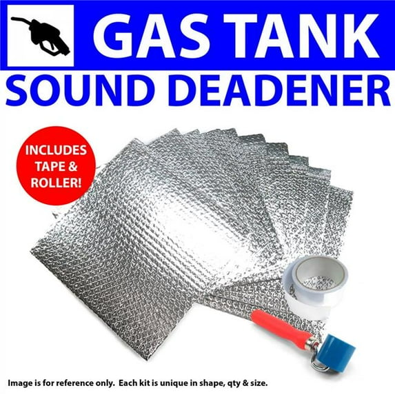 Zirgo High Performance Cooling Products Heat & Sound Deadener for Jeep Comanche 1985-1992 Gastank Kit Plus Tape, Roller 9132CM2