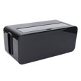 thumbnail image 2 of Power Outlet Storage Box, Safe and Dustproof, Plastic Cable Organizer, for Home, Medium, Black, 2 of 5