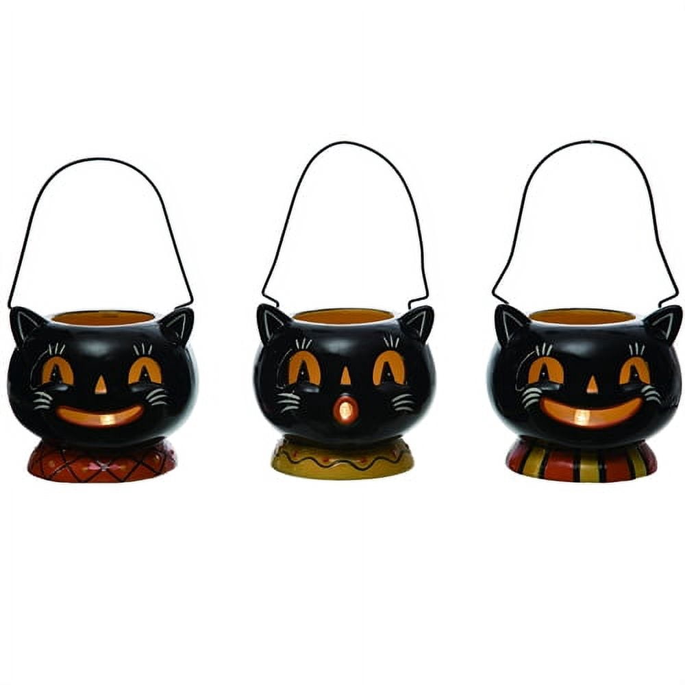Village Houses & Church LED Tea Light Ceramic Figurines Set – 12 Piece Holiday Decor 4 thumbnail image