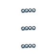 thumbnail image 2 of bedienty Pack of 4 1/28 Remote Control Racing Tire Wheels Rims Spare Parts Tires Blue 3Set, 2 of 6