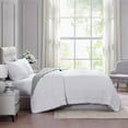 thumbnail image 6 of Casa Platino Pre-Washed Bed Comforter Twin Size - Lightweight Twin Size Comforter - All Season Twin Comforter - Premium Reversible Down Alternative Comforter Twin Size - White Base Grey Dot, 6 of 7