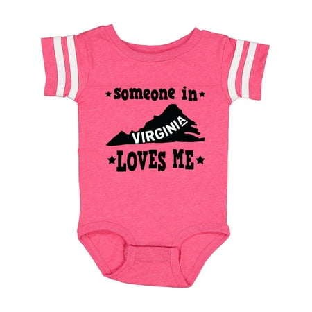 

Inktastic Virginia Vacation Someone Loves Me Gift Baby Boy or Baby Girl Bodysuit