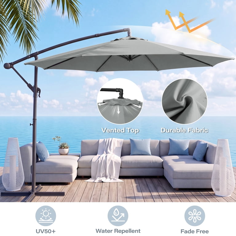 linen triple vent market patio umbrella with base 15 Yaheetech 15FT Double-Sided w/Base 12 Ribs Vented, Sky Blue size canopy as well snowboard_bindings BambrellaUSA | The strongest Make a choice:Raw/Teal camo