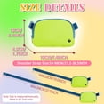 thumbnail image 4 of TINYAT Fanny Pack for Women 3 Zipper Pockets Waist Bag Waterproof Belt Bag Purse for Walking Shopping, 4 of 8