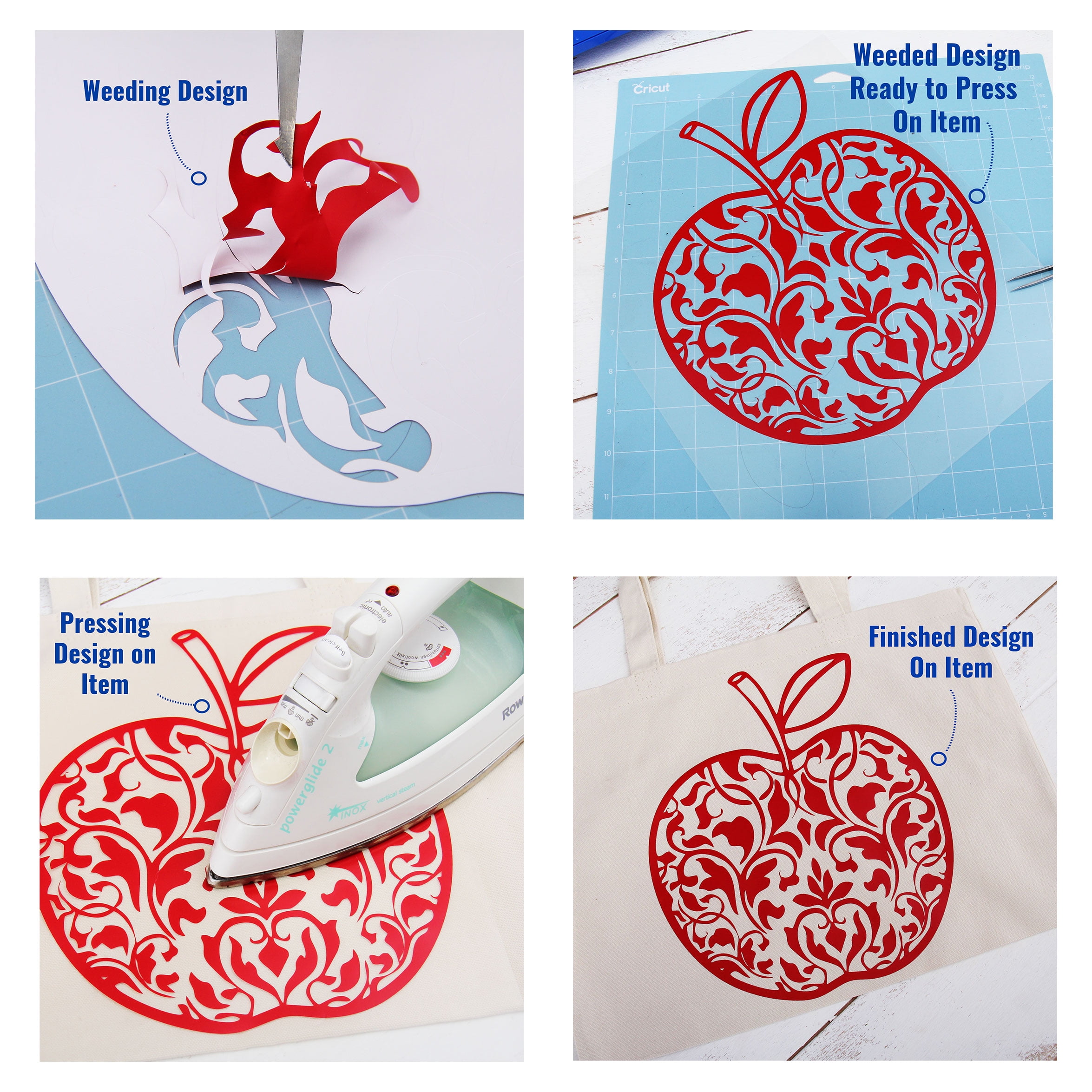 Threadart 10" x 12" Heat Transfer Vinyl Precut Sheets | Solid Colors | 30 Sheets | Compatible with Cricut Silhouette and Cameo | HTV | Huge 30 Color Variety Pack
