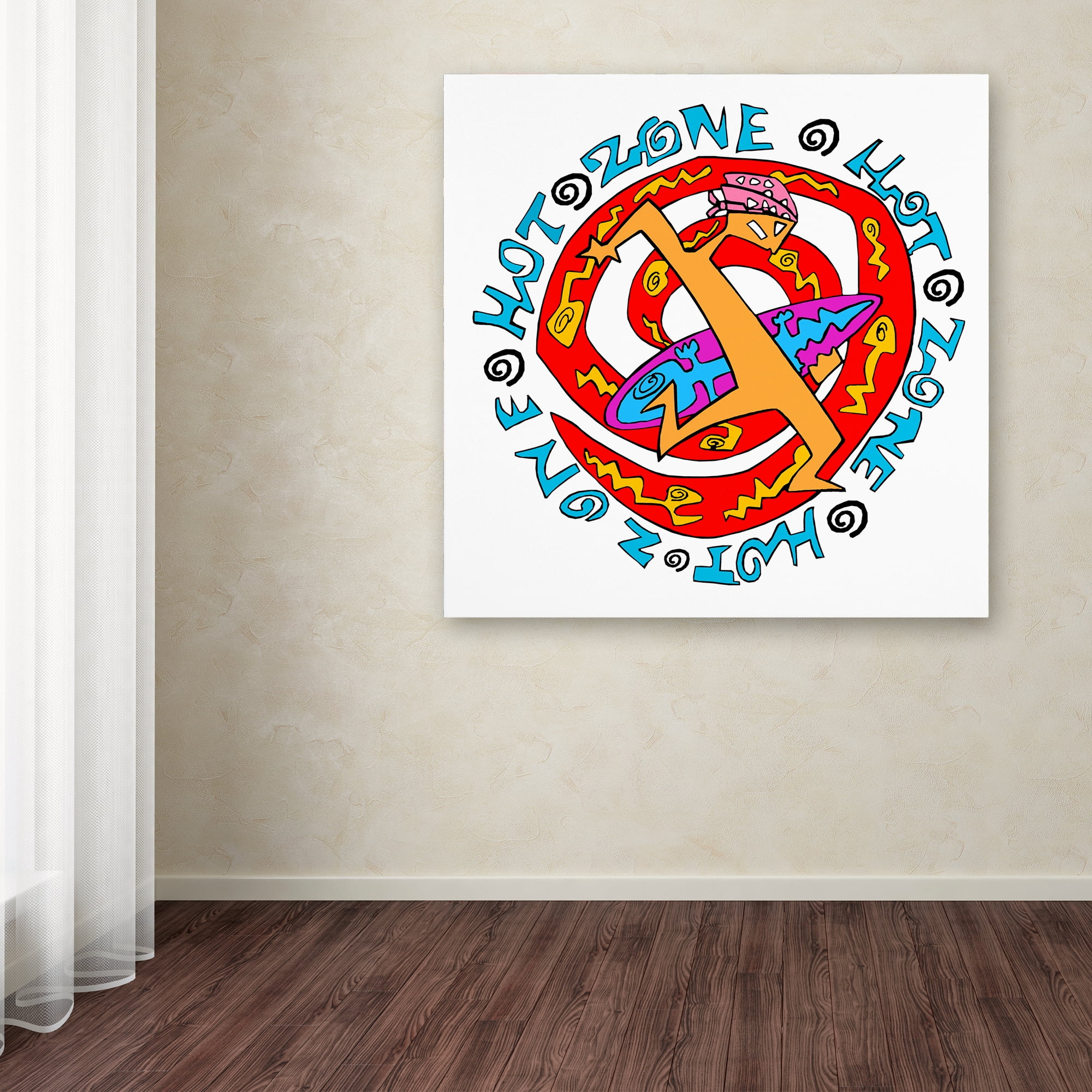 Trademark Fine Art 'Hot Zone' Canvas Art by Miguel Balbas