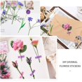 thumbnail image 4 of Pegatinas para álbumes de recortes Pengxiaomei con forma de flor natural, 80 piezas, 4 of 6