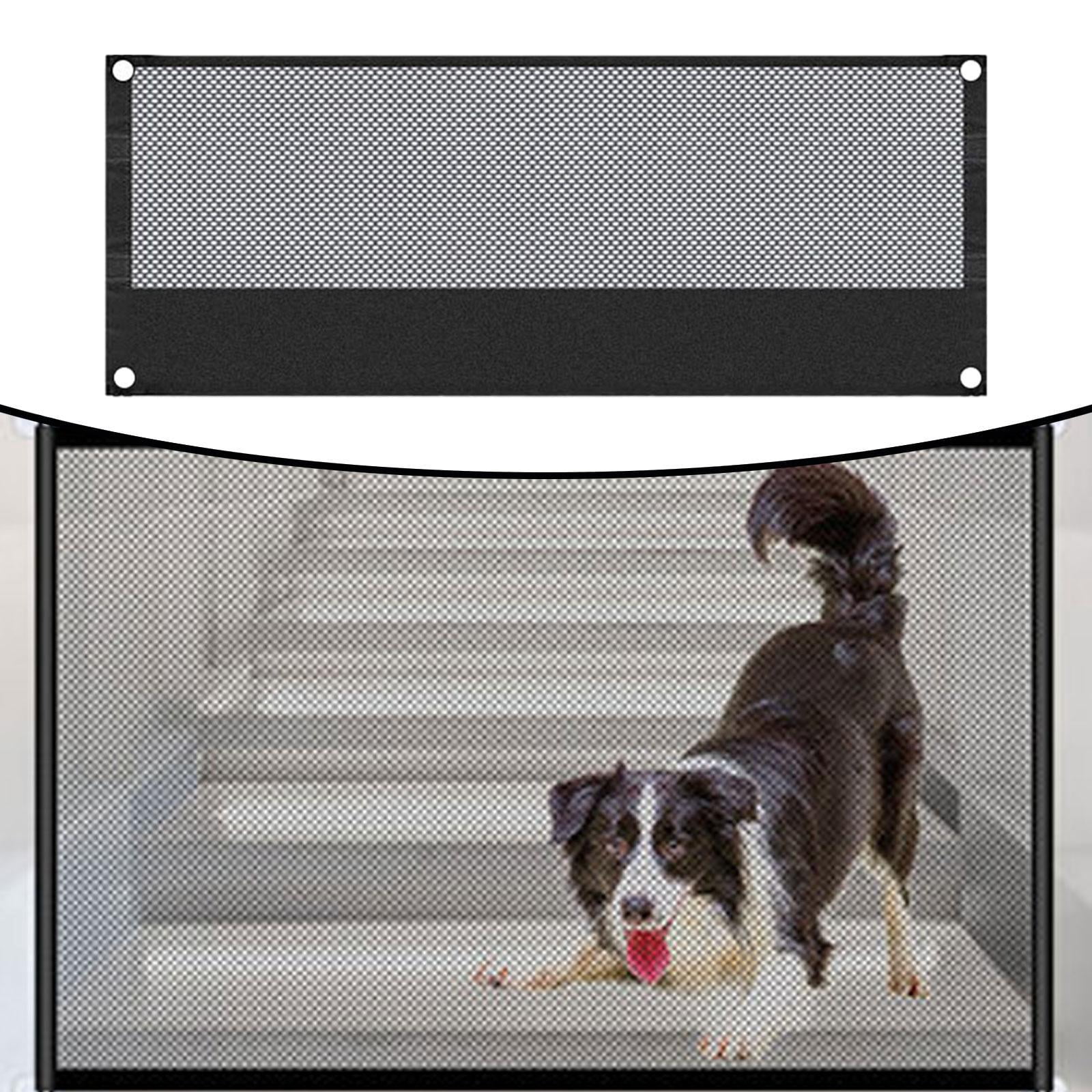 balikha Pet Door Fence Puppy Fence Gate Isolated Network Protection Small Animal Barrier Dog Playpen for Hedgehog Play Rest L