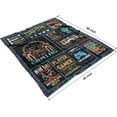 thumbnail image 4 of Gaming Throw Blanket, Best Gaming Gifts for Men - Gamer Room Decor Gifts for Boys/Men, Warm Cozy Fannel Gamer Blanket - Video Game Lover Gifts - Gamer Gifts 50" X 60", 4 of 6