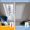thumbnail image 5 of Keego Motorized Skylight Cellular Shades Blinds Efficient Systems Intelligent Control Remote Controls Smart Skylight Shades - White (Blackout), 23.5"W x 60"H, 5 of 8