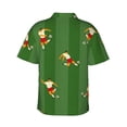 thumbnail image 3 of Soccer Players Hawaiian Shirts For Men, Summer Short-Sleeve Relaxed-Fit Button-Down Shirts Xx-Large, 3 of 9
