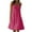 Hot Pink, variant on asdoklhq Maternity Dress,Womens Fashion Holiday Summer Solid Color V Neck Sleeveless Party Beach Slip Dress