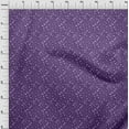 thumbnail image 4 of oneOone Cotton Cambric Purple Fabric Floral Quilting Supplies Print Sewing Fabric By The Yard 42 Inch Wide, 4 of 5