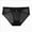 Black, variant on Women's Sexy Lace Panties Cheeky Underwear Mid Rise Briefs Bow Mesh Breathable Everyday Underpants Lingerie (Yellow,L)