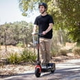 thumbnail image 2 of Razor E300 HD Electric Scooter for Teens & Adults with 9” Pneumatic Tires, Black/Red, 2 of 10