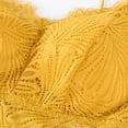 thumbnail image 4 of Bigersell Training Bra Fashion Women Lace Backless Solid Strap Wrap Hollow Out Bra Underwear Tall Size Full Coverage Bra, Style 5442, Yellow, 4 of 8