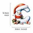 thumbnail image 1 of Zenithome Custom Snowman Letter Ornament Personalized Acrylic Hanging Decoration with Ribbons for Christmas Tree Festival Holiday Decor, 1 of 1