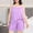 Purple, variant on Women's Pajamas Plus Size Under $10 Fashion Solid Color Thin Loose And Casual Home Tank Tops Short Pants Pajamas Sets
