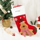 thumbnail image 3 of Medias navideñas personalizadas KAIYANG grandes vintage adornos colgantes para chimenea alce rojo, 3 of 5
