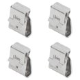 thumbnail image 2 of Pince de Fil de PVC, 50pcs Panneau de PVC Fil en Acier Inoxydable Clip de Fil de PVC Clip de Fil de Panneau de PVC sur Mesure pour la Perfection, 2 of 14