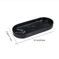 thumbnail image 2 of LABSERRON Elegant Rectangular Black Resin Tray for Bathroom Accessories Storage 1Set 9.9x4.4in, 2 of 8