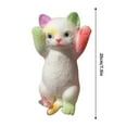 thumbnail image 3 of ufehgfjh Catss Hands Up Catss Kneading Stress Relieving Toy Girl Plush Toy Simulation Catss Kneading Savings, 3 of 6