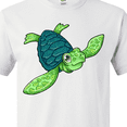thumbnail image 4 of Inktastic Sea Turtle with Swirls T-Shirt, 4 of 5