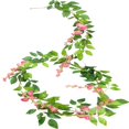 thumbnail image 1 of ZenCart 200CM Artificial Wisteria Flower Garland Realistic Home Wedding Garden Indoor Outdoor Wall Hanging Faux Climbing Floral Greenery Drooping Ivy Decoration, 1 of 7