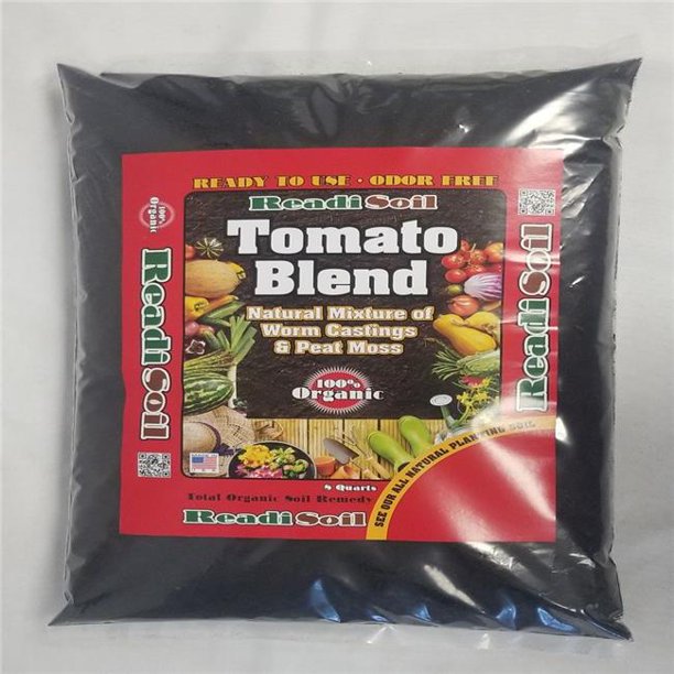 Readi Soil RSTB8 8 qt. 100 Percentage Organic Worm Castings Tomato