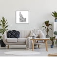 thumbnail image 2 of Stupell Industries Idaho State Shape Typography Cities Graphic Art Gray Framed Art Print Wall Art, Design by The Saturday Evening Post, 2 of 7