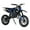 Blue, variant on Aruwei Mini Kid Dirt Bike, 49CC 2-Stroke Gas Powered Motorcycle with Off-Rode Tire, Front Rear Disc Brakes, Shock Absorption Pocket Motorbike, Up to 25 Mph, Max Load 330 LBS Clearance_Mini Motorcycle